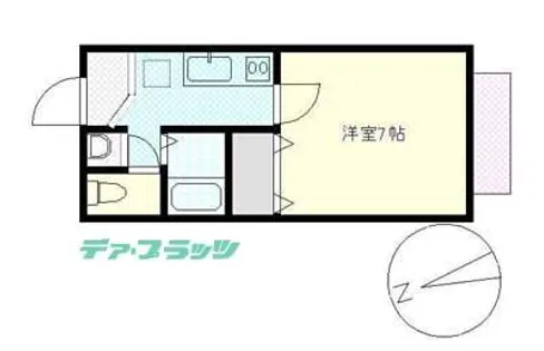 メゾン 櫻坂【1階】の間取り