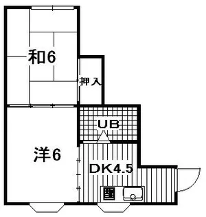 エルスール河原町【4階】の間取り