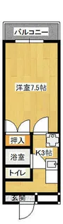 ハイツRICO【1階】の間取り