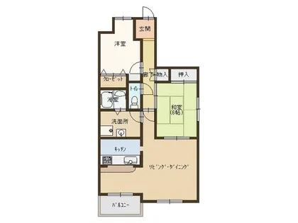 アインツ曽根【3階】の間取り
