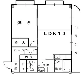 兵庫県姫路市広畑区東新町1丁目【マンション】の間取り
