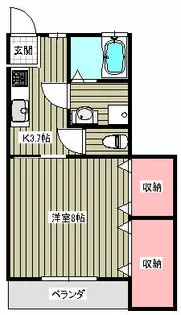 ルーエ雅【102号室】の間取り