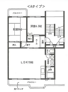 レジデンス東【203号室】の間取り