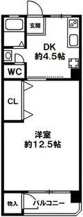 白川台マンション【3階】の間取り