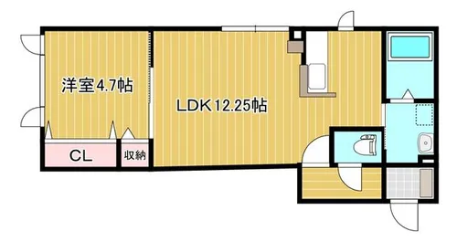 ラ・フォーレ【202号室】の間取り