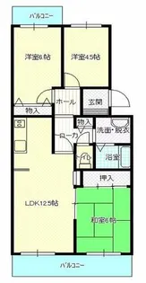 祖父江コーポ【1階】の間取り