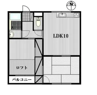 メゾンド・シャルマン【106号室】の間取り