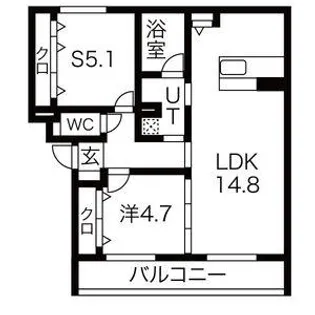 大阪府東大阪市稲田本町1丁目【アパート】の間取り