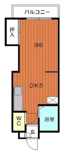 アルシュ到津【306号室】の間取り