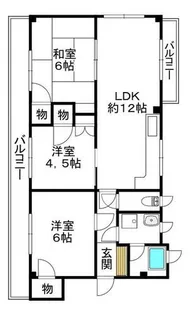 ハイツ山の井【2階】の間取り