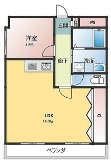 N・K BLD【302号室】の間取り