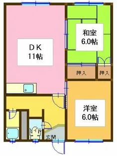 ルミネ朝日町【202号室】の間取り