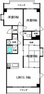 プエオテラス【3階】の間取り