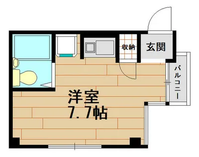 サンハイツ上沢【3階】の間取り