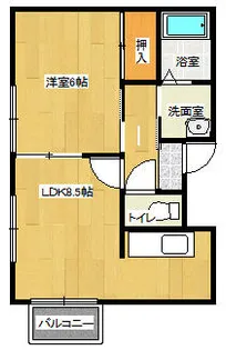 パレス栄町【302号室】の間取り