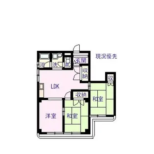 住吉ハイツ【A号室】の間取り