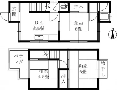 奈良県奈良市恋の窪1丁目【一戸建】の間取り