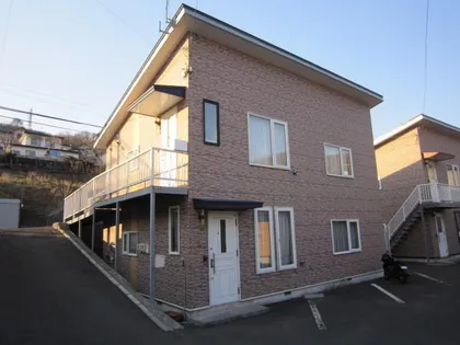 岡アパート 左側【2階】の外観