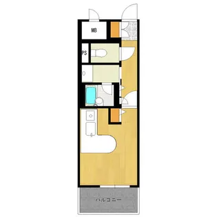 ライオンズマンション黒崎【407号室】の間取り