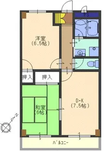 ヴィラ荻野【1階】の間取り