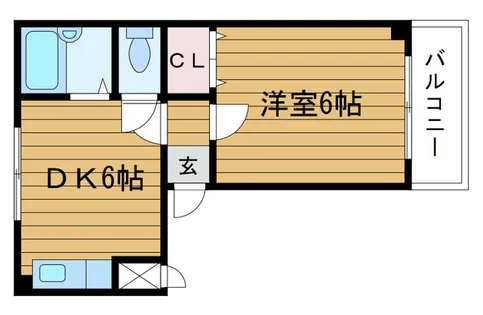 エトワール高浜【2階】の間取り
