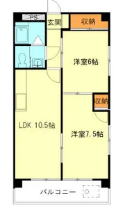 第一三浦ビル【5階】の間取り