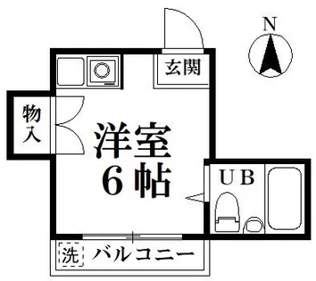 ハイツコーワ【303号室】の間取り