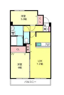 レインボー大磯【2階】の間取り