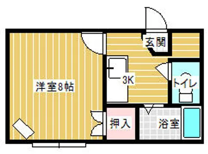 アペックス弐番館【101号室】の間取り