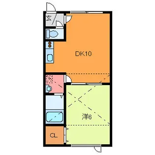 ベルコート【B-2号室】の間取り