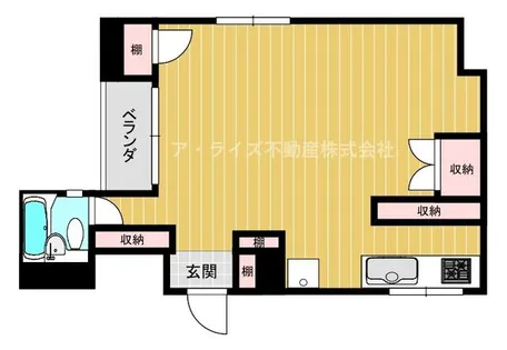 フェリーチェ小倉【402号室】の間取り