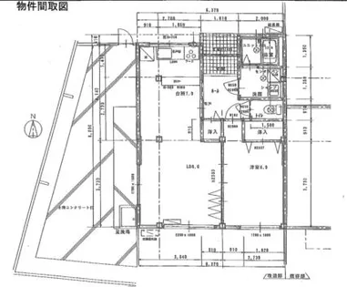 マンション佐脇【101号室】の間取り