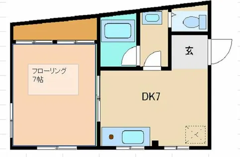 京都府京都市中京区寺町通錦小路下る中之町【マンション】の間取り