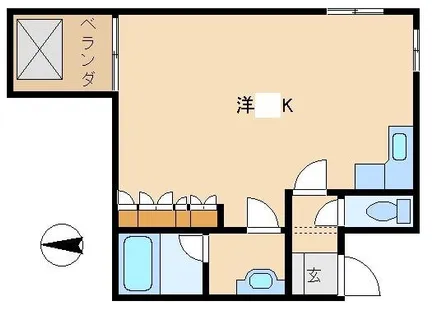 ヴィラ藤【101号室】の間取り