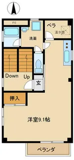 出町柳ビル【2F号室】の間取り