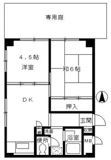 兵庫県神戸市中央区上筒井通7丁目【マンション】の間取り