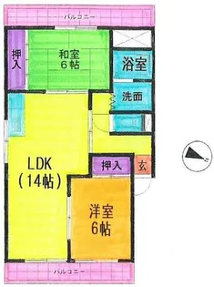 栄東ハイツ【3階】の外観