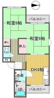 大阪府四條畷市南野4丁目【マンション】の間取り