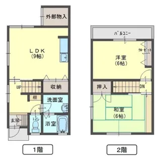 引土ハイツ【A-1号室】の間取り