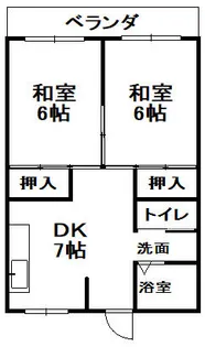 田中ビル【301号室】の間取り