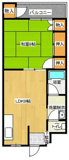 第2杉浦ビル【405号室】の間取り