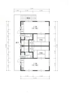 兵庫県姫路市山野井町【アパート】の間取り