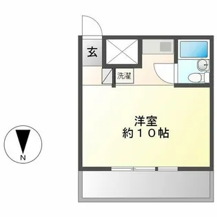 夏井ヶ浜リゾートマンション【7階】の間取り