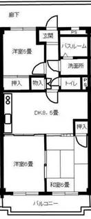 メゾン福池【B号室】の間取り