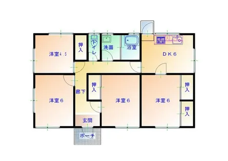 兵庫県三木市緑が丘町東1丁目【一戸建】の間取り