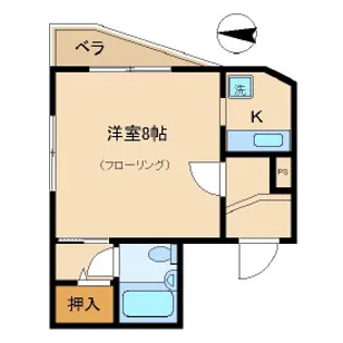 クレール岡崎【3階】の間取り