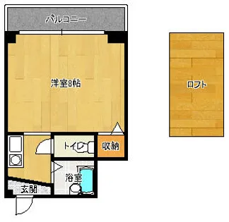メゾンドピュア【3階】の間取り