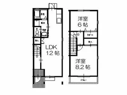 スペランツァ【C号室】の間取り