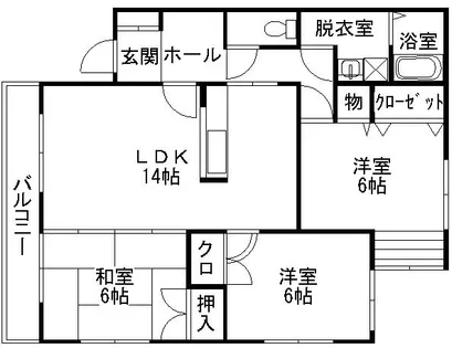 ヴィラ・マックス【102号室】の間取り