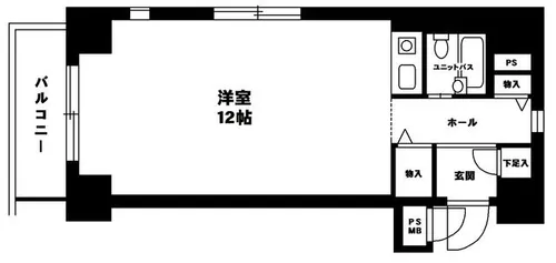 大阪府堺市堺区南瓦町【マンション】の間取り